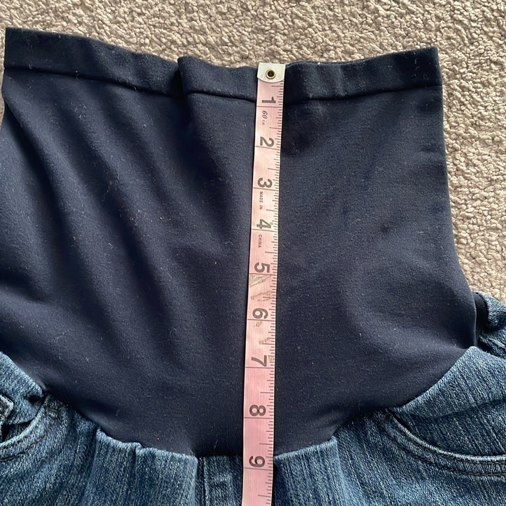Oh Baby By Motherhood Maternity Pregnancy Jean Capris With Belly Band | Medium - Picture 6 of 11